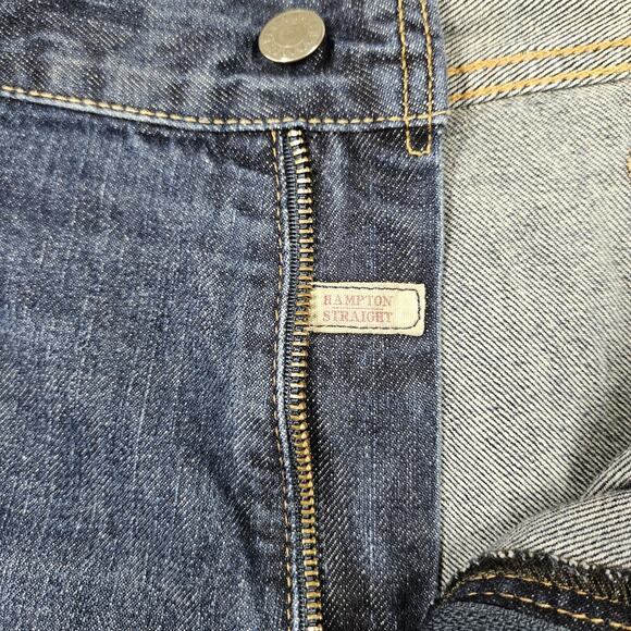 Polo Ralph Lauren Hampton Straight Leg Jeans Mens Size 38x30 Distressing READ - Picture 9 of 16